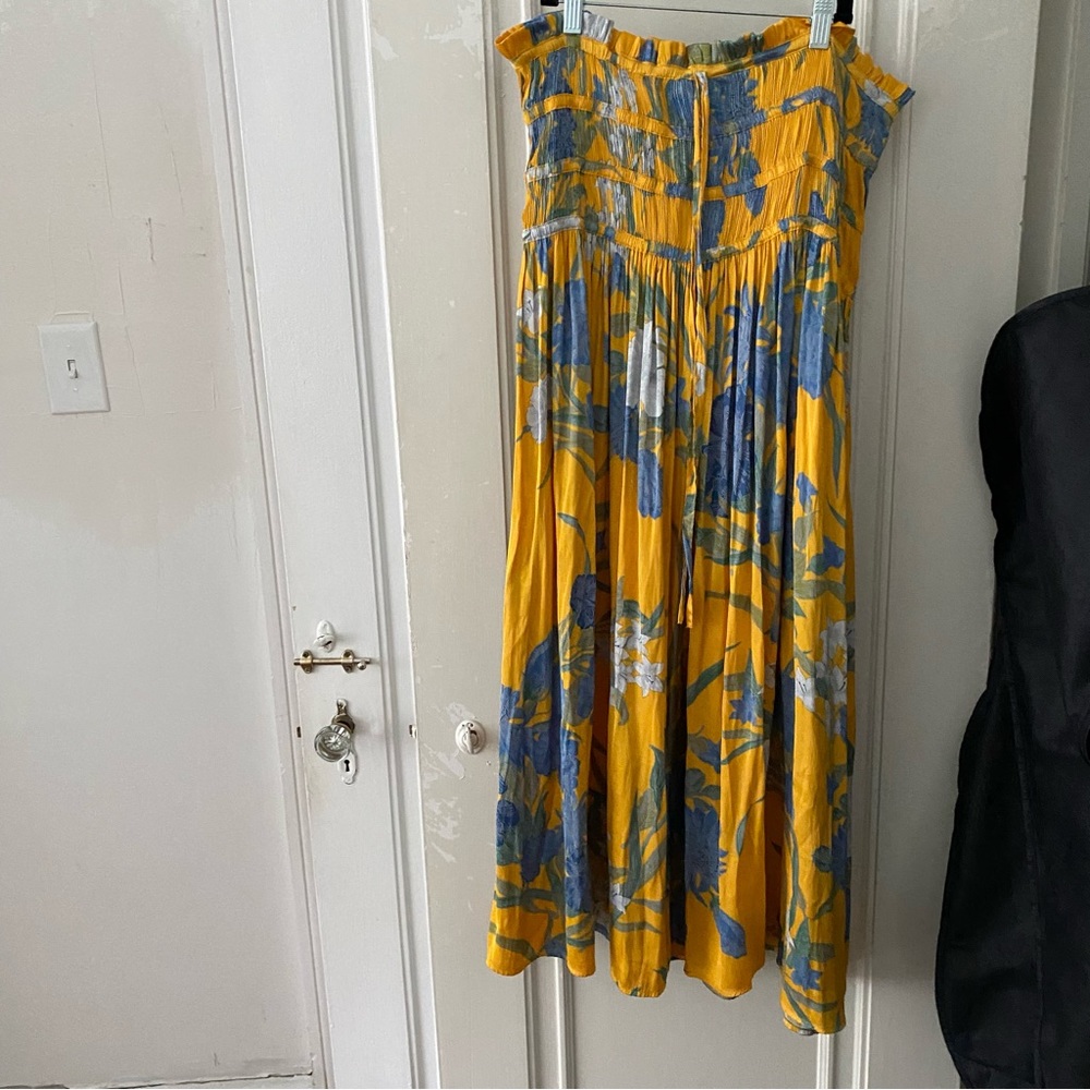 Anthropologie printed maxi